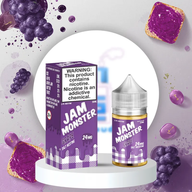 Jam Monster Salt 30ml - Grape